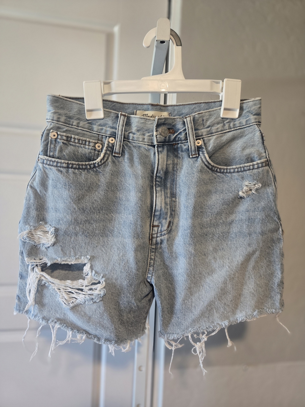Madewell The Mom Jean Short
